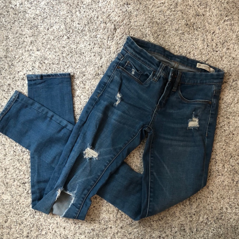 Women’s size 24 blanknyc skinny distressed denim